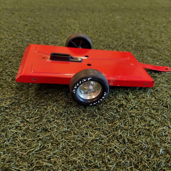 Vintage Race Car Hot Rod Vehicle Race Team Nylint Car and Trailer - Picture 7 of 9